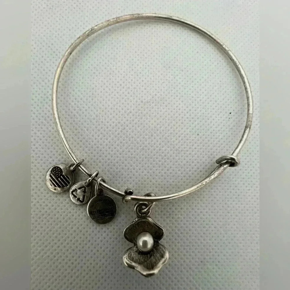 Alex and Ani | Oyster charm bracelet